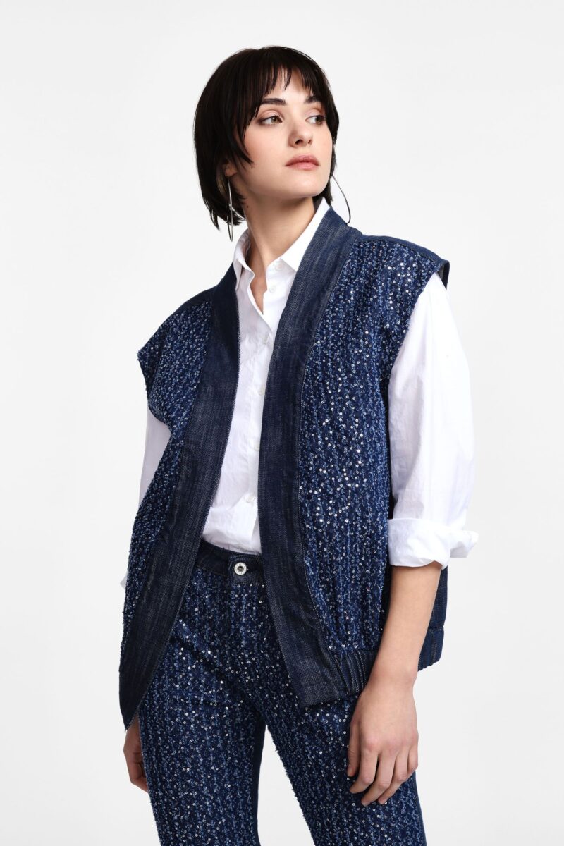 Denim Γιλέκο