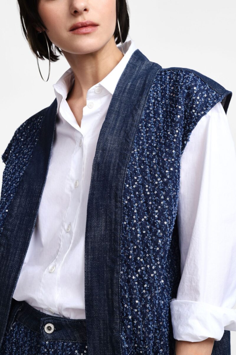 Denim Γιλέκο - Image 2