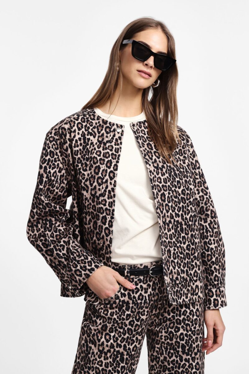 Jacket Με Animal Print