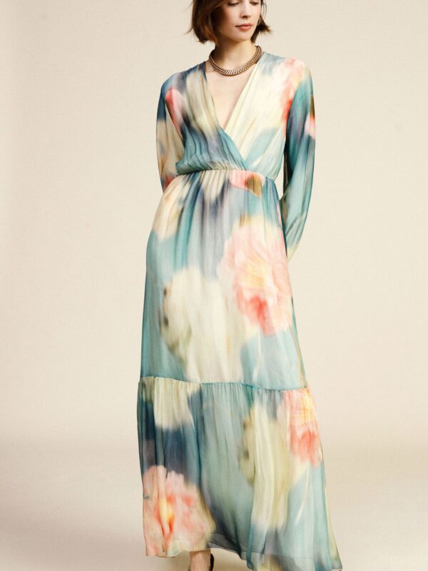 Maxi Φόρεμα Mε Tie-Dye Print