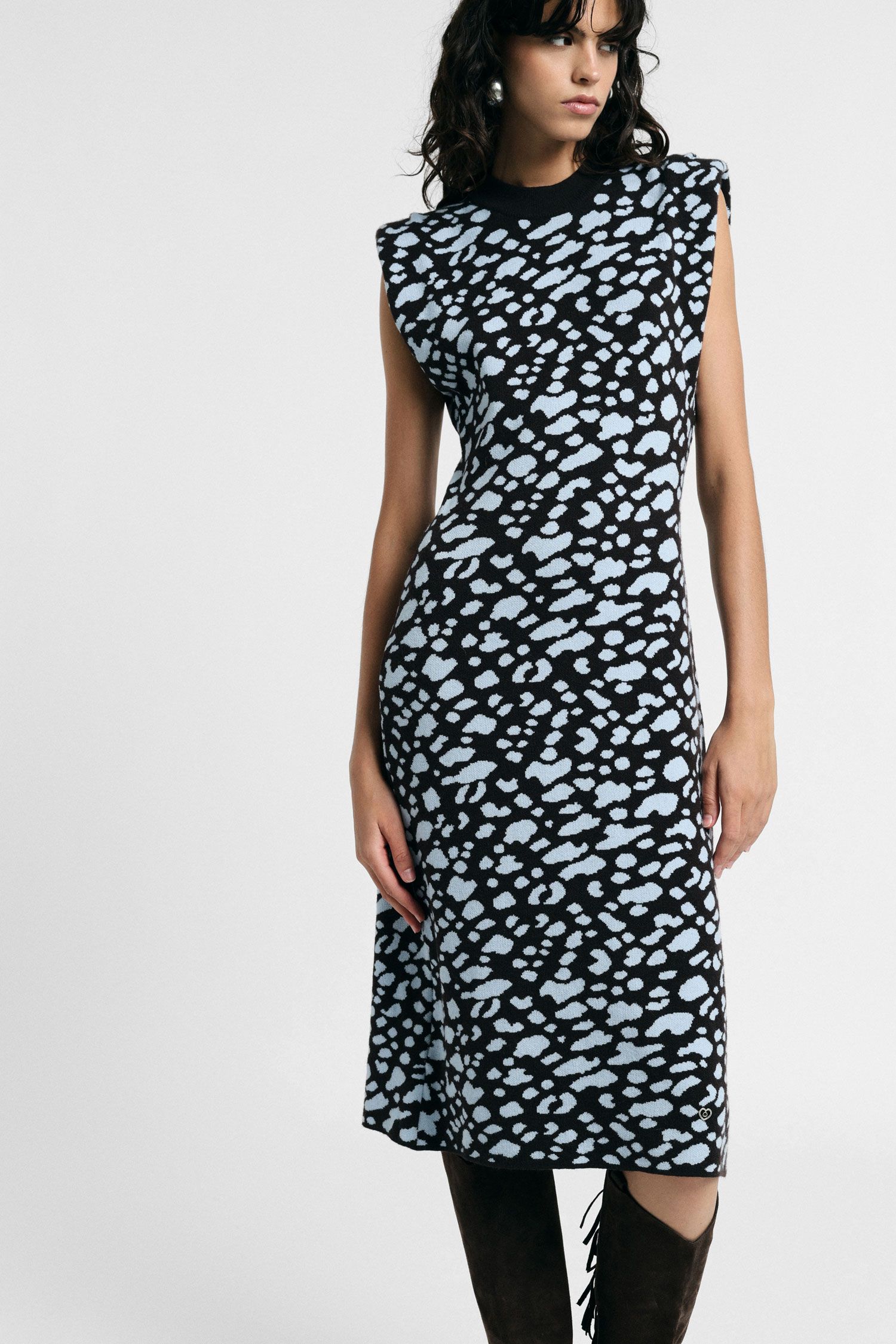 Midi Φόρεμα Με Abstract Print - Image 2